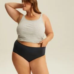 Culotte Très Haute One Size Noir JUST ONE MICRO -Sous Vêtement Boutique BL04600 030 WEB 3